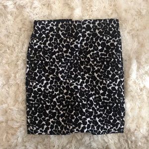 J. Crew Leopard Print Pencil Skirt